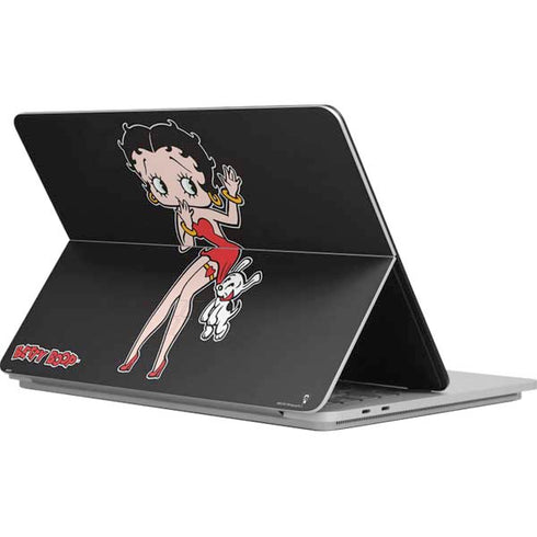 Betty Boop With Puppy Surface Laptop Studio Skin